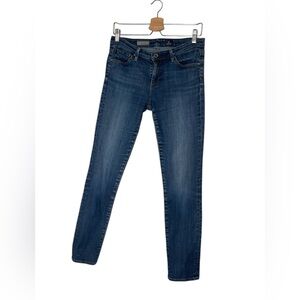 Adriano Goldschmied Jeans Womens 28R Blue The Stilt Cigarette Leg Dark‎ Wash AG